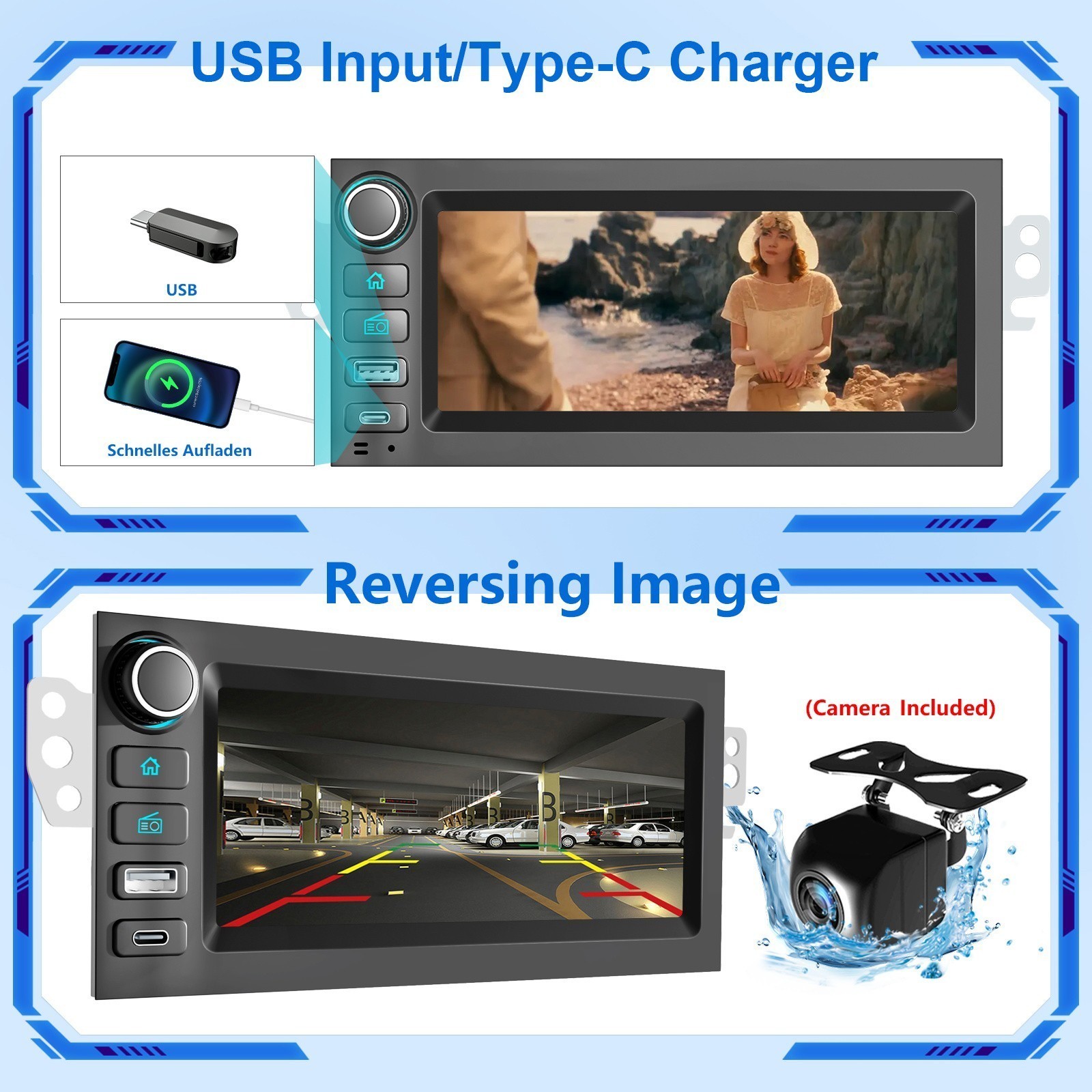 Plug play For GMC Jimmy Sonoma 1998-2001 Apple Carplay Car Stereo Radio GPS Navi