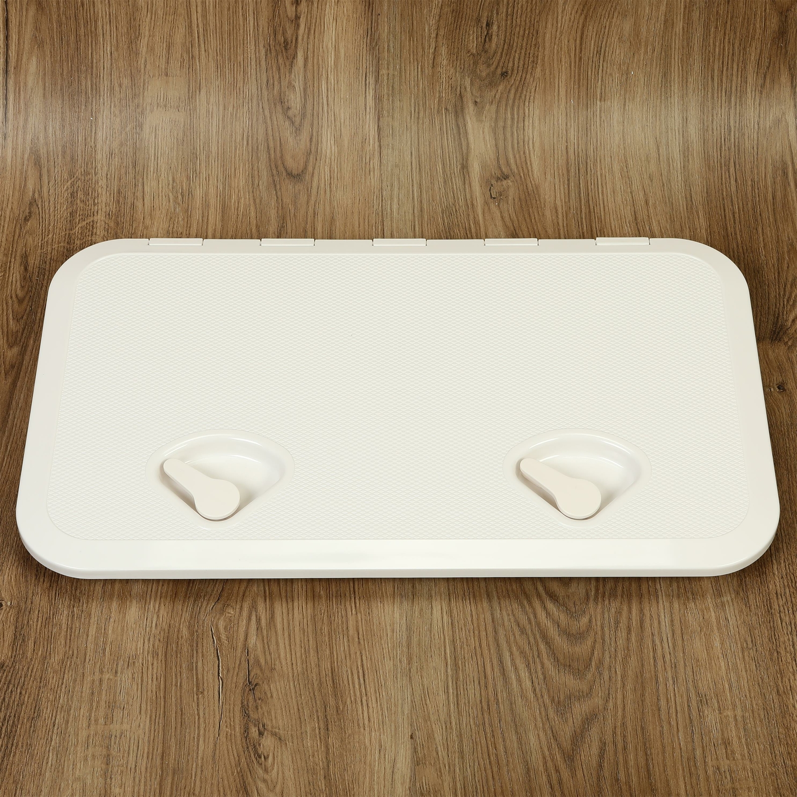 White Marine Boat Deck Hatch Lid 24" X 14" 180 Hinge Strong Recessed Handle