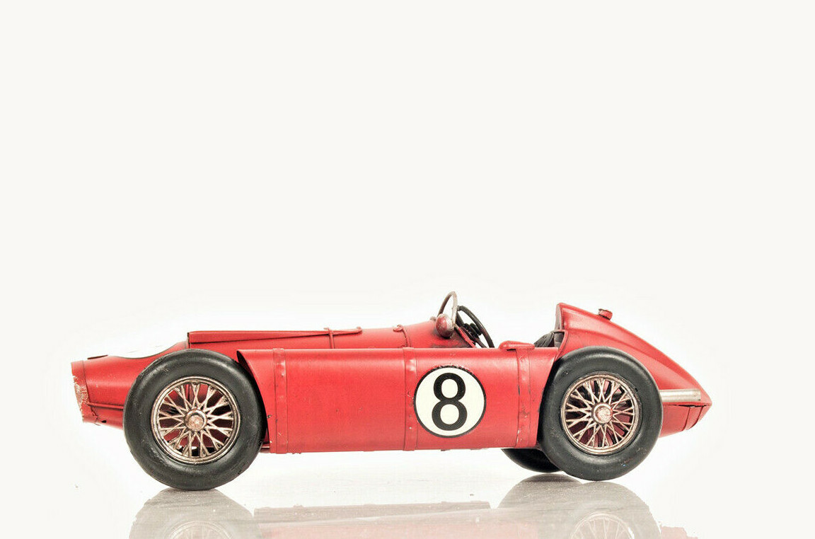 1954 Ferrari Lancia D50 Metal Model 13" Grand Prix Formula One Racing Car New