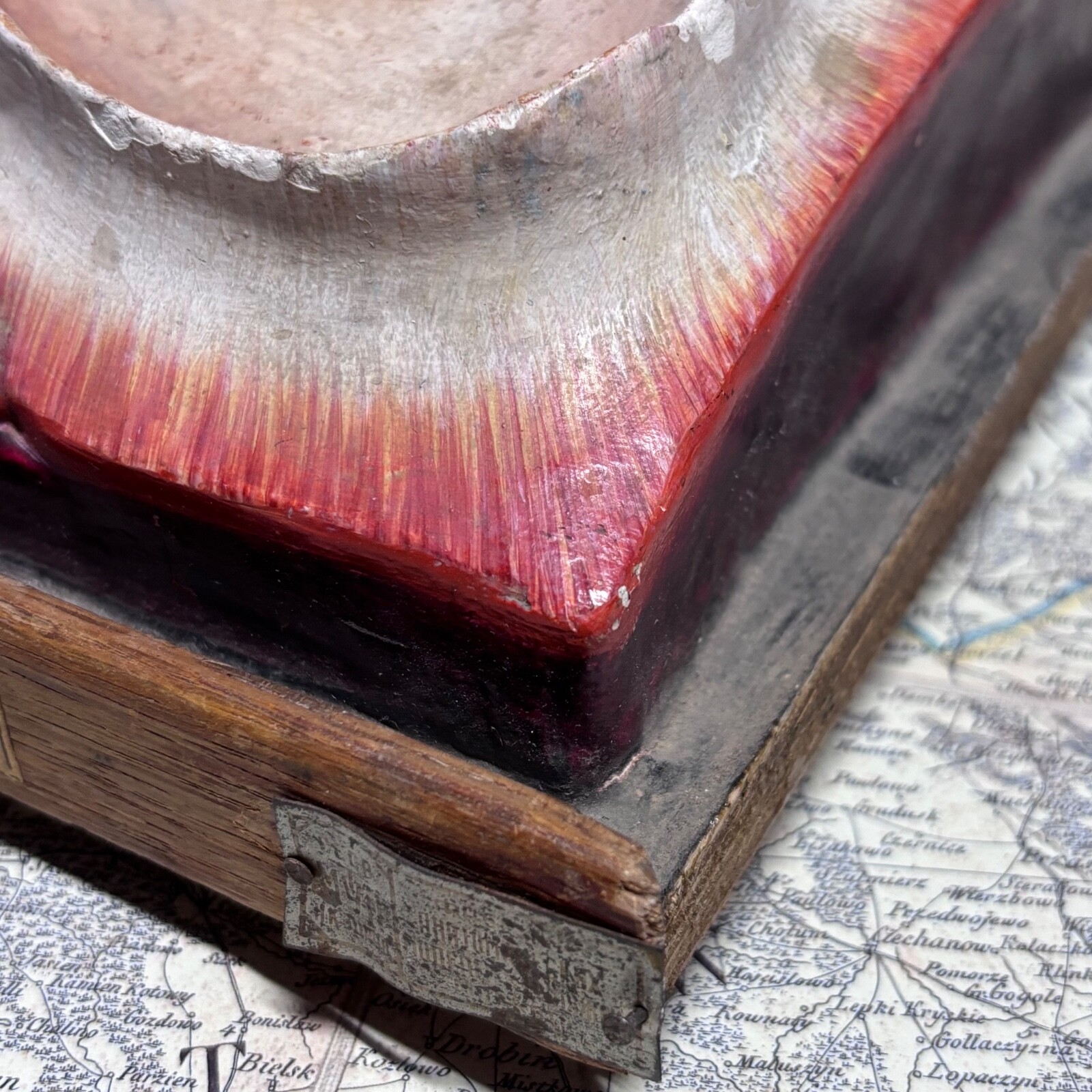 Rare 1930s Soviet Anatomical Model Dissectible Heart & Pelvic Vascular Section