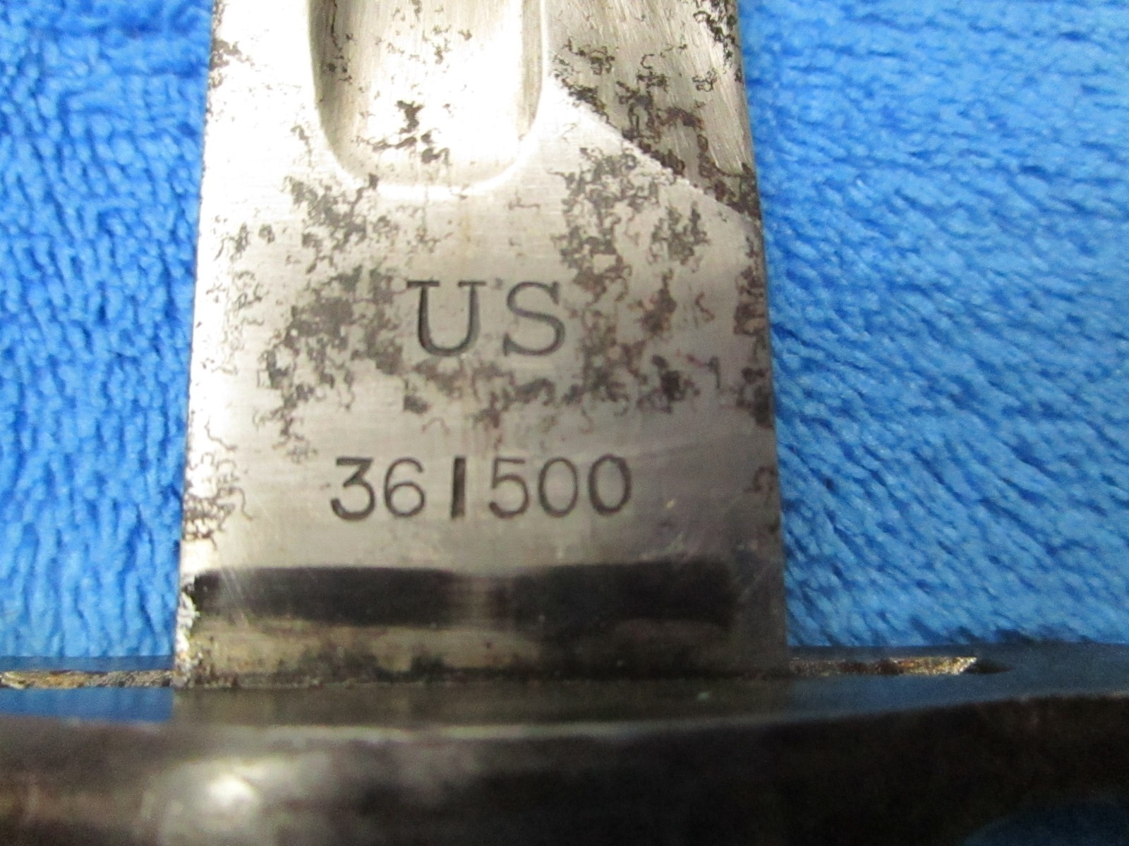 ORIGINAL US WW1 M1905 BAYONET MADE BY SA IN 1909 AND EARLY RIA 1909 SCABBARD