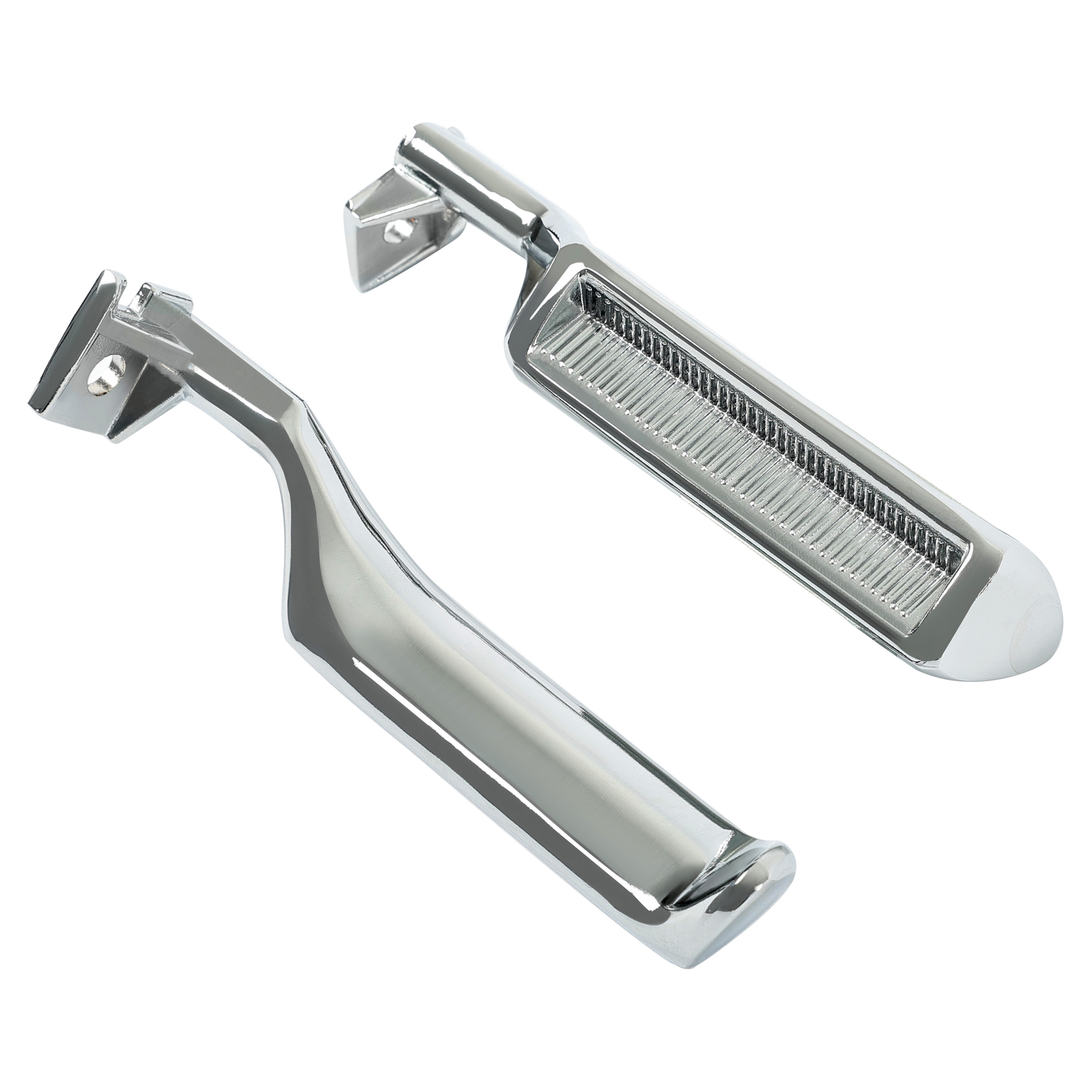 Chrome Metal Inside Interior Door Handle Pair For F-150 F-250 F-350 Bronco 87-96