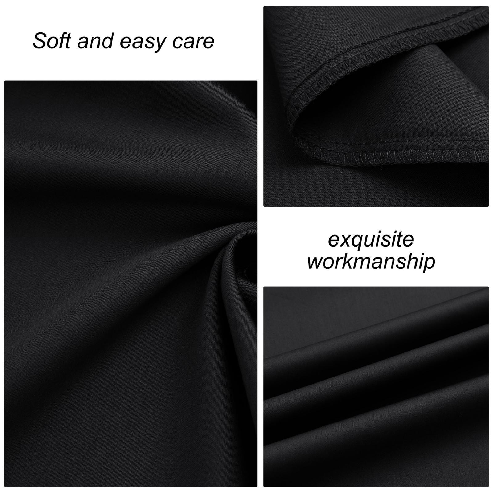 100% Cotton Pillowcases Set of 2, Zipper Closure Soft Home