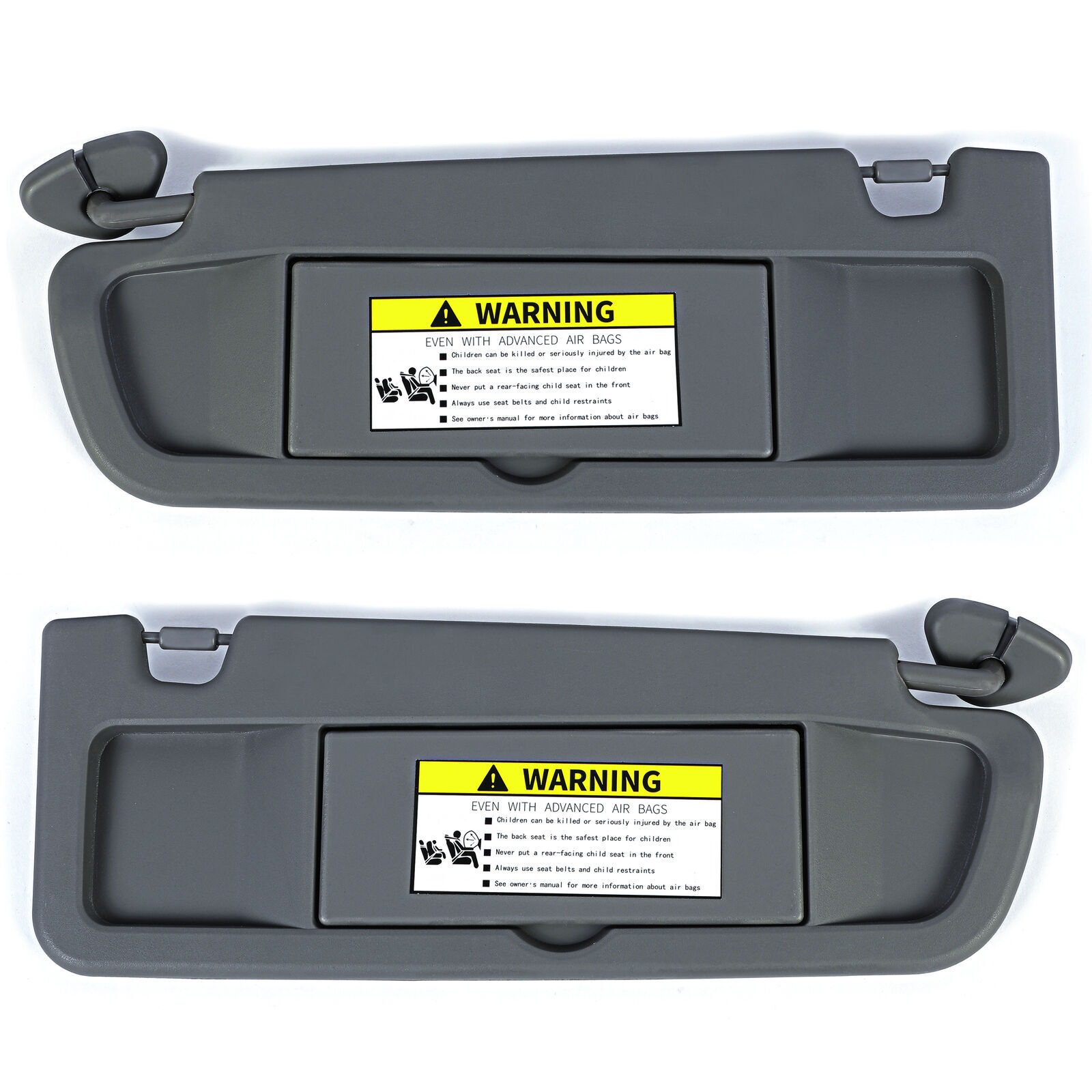 Atlas Gray 1Pair Of Sun Visor For Honda Civic 2006-2008 Shield Left & Right
