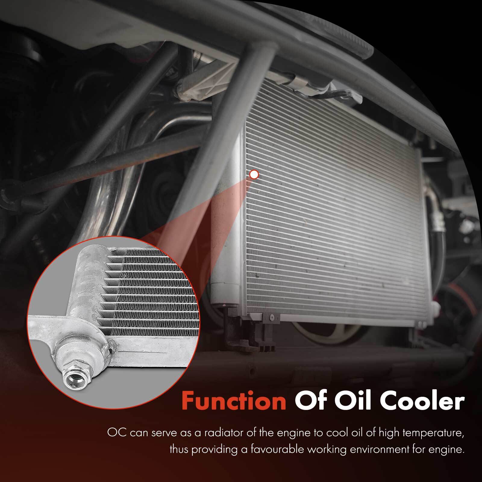 Automatic Transmission Oil Cooler for Chevrolet Silverado 2020-2021 GMC Sierra