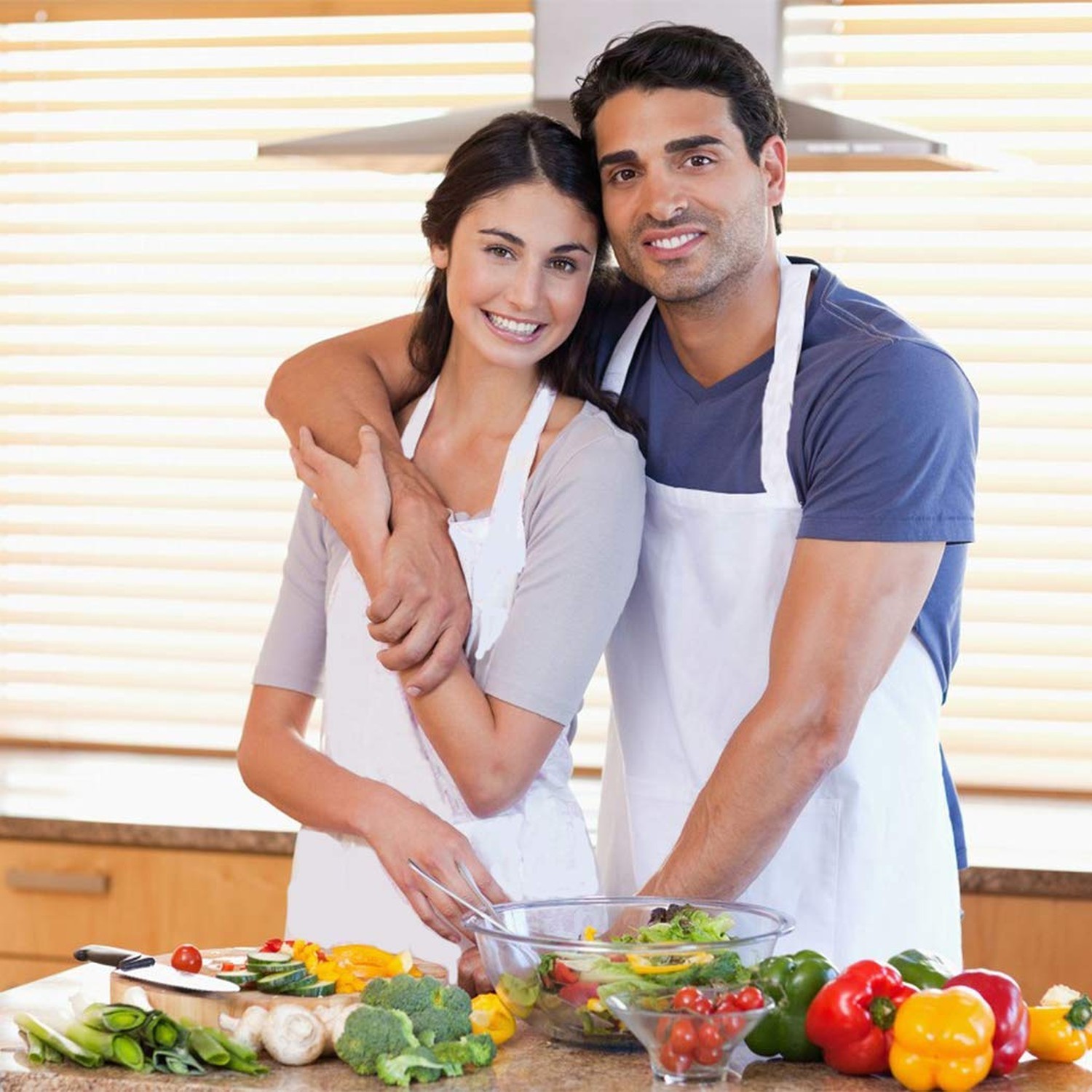 Total 6PCS White Apron for Women Adult Unisex Plain Color Bib aprons with 2 F...