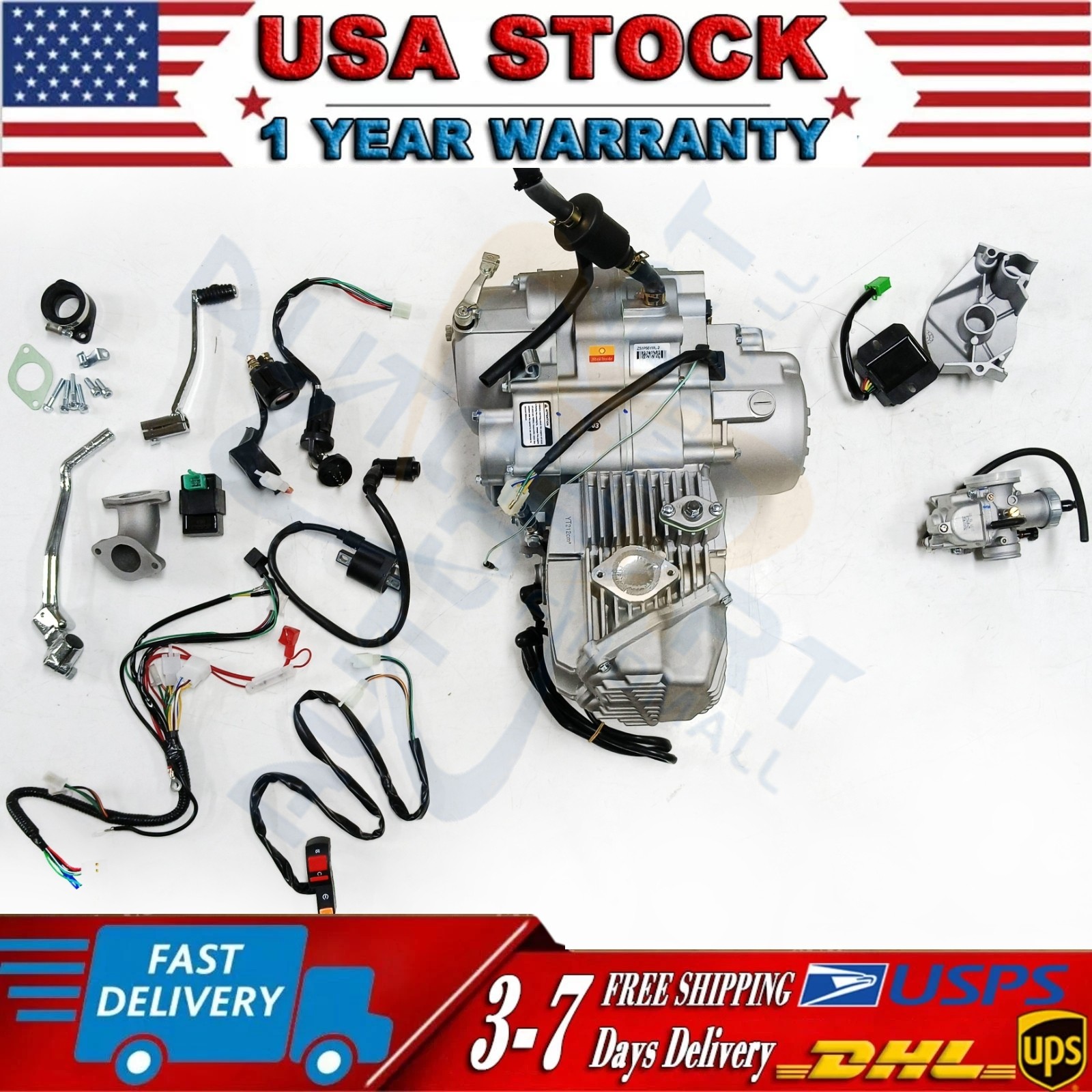 Engine For Zongshen 212CC,ZS 212CC Better Than Daytona 190CC Engine free kit