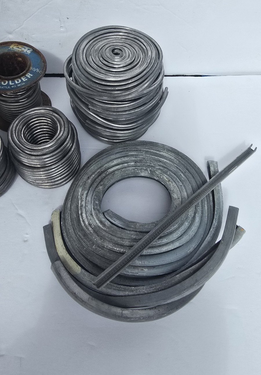 Vintage Wire Soldering Stain Glass Lead Reel Bulk Lot READ DESCRIPTION!!!