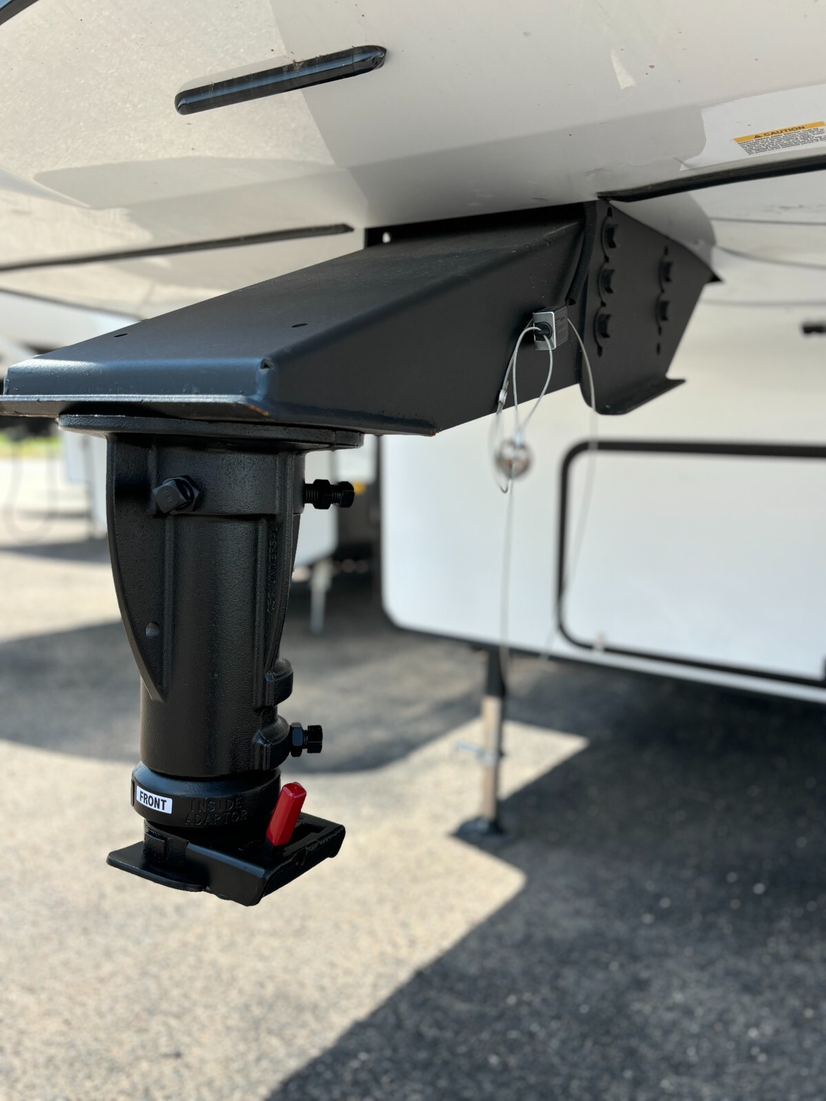 MADE IN THE USA 5th Wheel to Gooseneck Adapter 12-16" Adjustment, 20K lbs. GVW