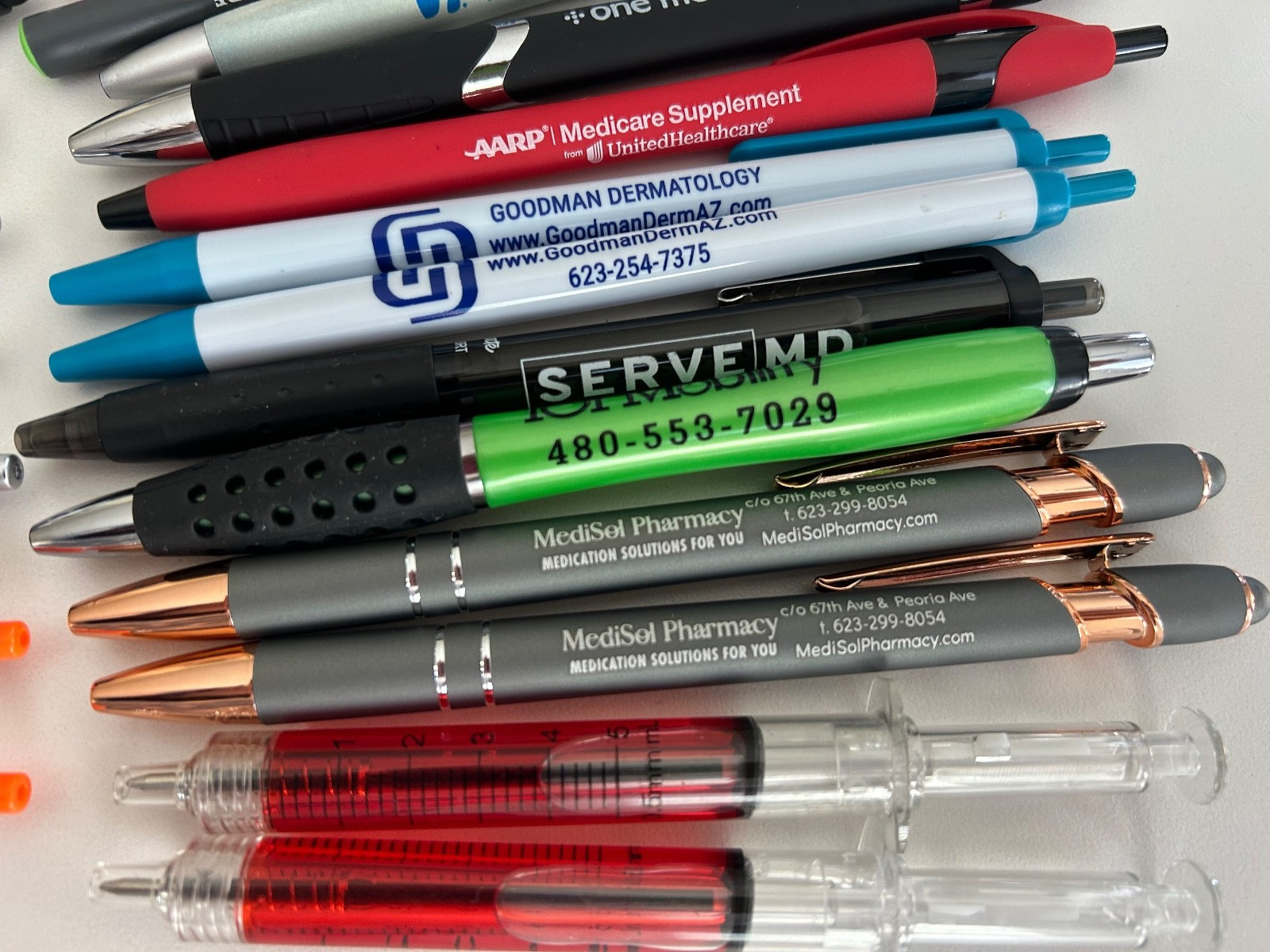 29 Lot Promo PENS Healthcare Medical Services, Aging, AARP United Health, Humana