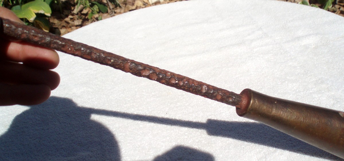 1700' ? BRONZE IRON EARLY HISTORIC PRIMITIVE ANTIQUE WHALING WHALE HARPOON SPEAR