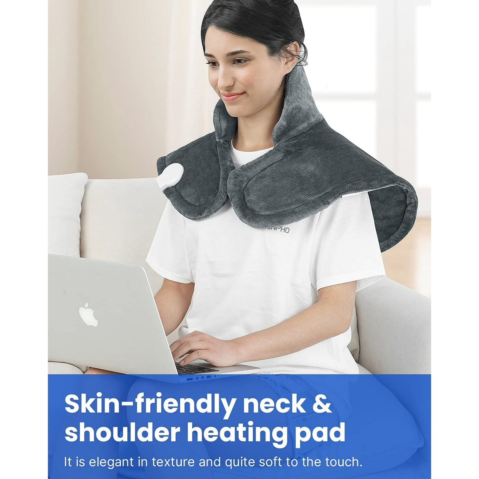 RENPHO Extra Large Heating Pad for Shoulders Neck and Back FSA HSA Eligible, New