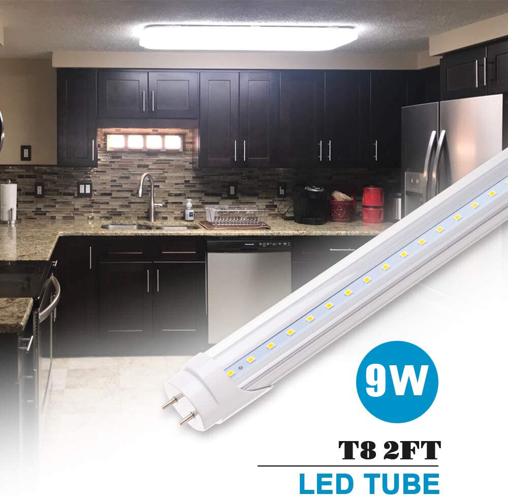 2FT 4FT LED Tube Lights Bulbs T8 G13 9W 22W 28W 60W LED Shop Light Bi Pin Garage