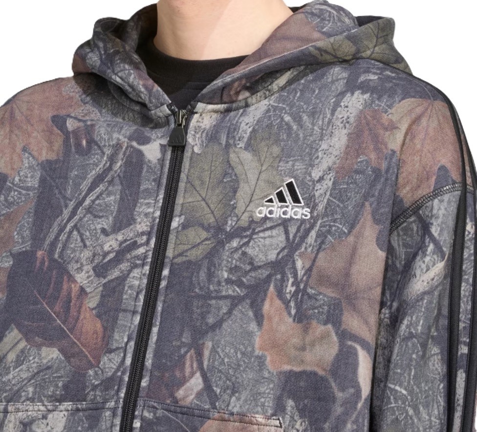 Adidas Originals JY2775 Camouflag Track Full Zip Hoodie Jacket Mens Medium CAMO
