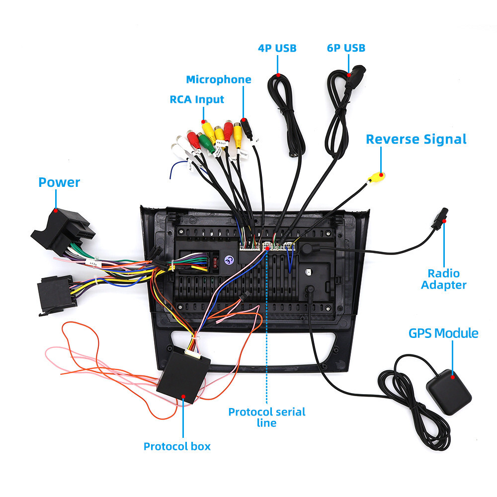 9in Car Multimedia Player SWC RDS Fit For Mercedes-Benz G-Class W463 2001-2008
