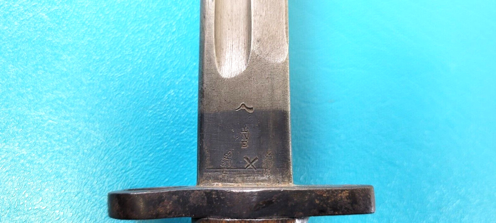 WWI English British Pattern 1907 Rifle Bayonet Sanderson + Scabbard c. 1917