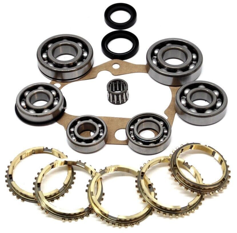 Complete Bearing & Seal Kit Overhaul Fits Nissan FS5W71A FS5W71C 80-84(BK104WS)