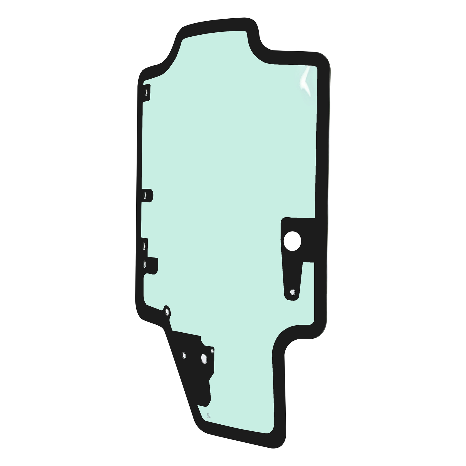 Door Glass 47405930 For Case / New Holland Skid Steer SR130 SR150 SR175 SR200 +