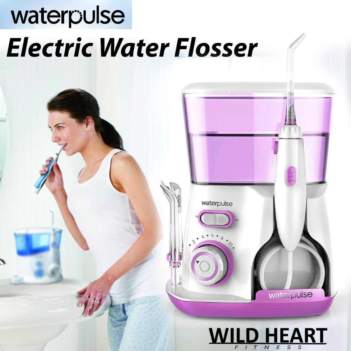 800ML Electric Water Jet Picks Dental Flosser Oral Irrigator Teeth Cleaning