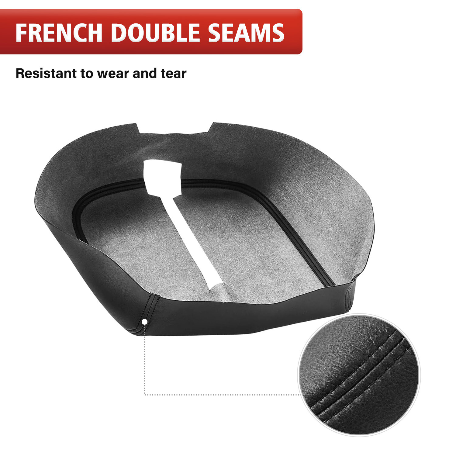 Fits GMC Sierra Yukon 2007-2013 Middle Console Lid Arm Rest Cover Trim Black