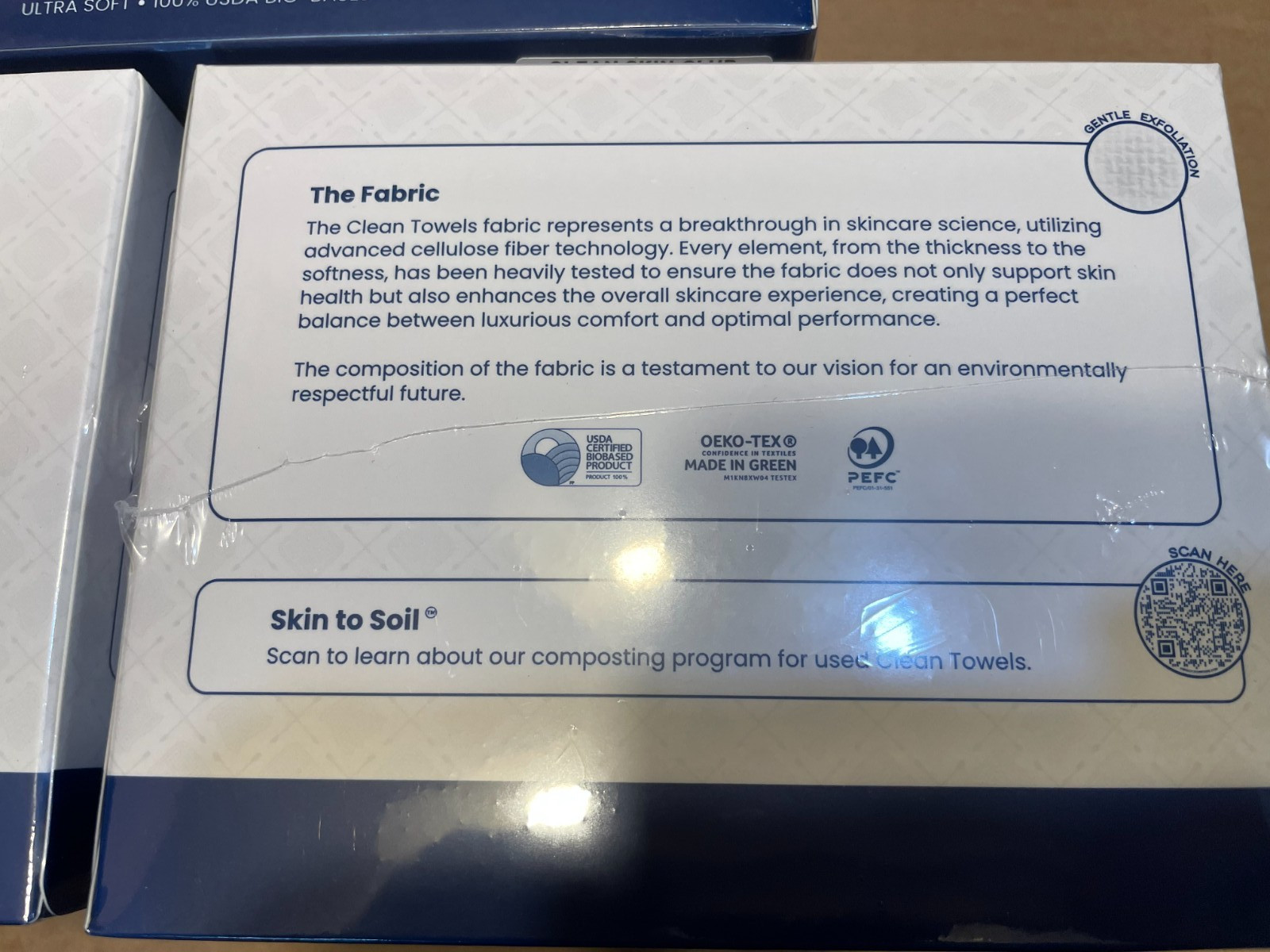 3pk Clean Skin Club Clean Towels XL 100% USDA Biobased Dermatologist (3x50=150)