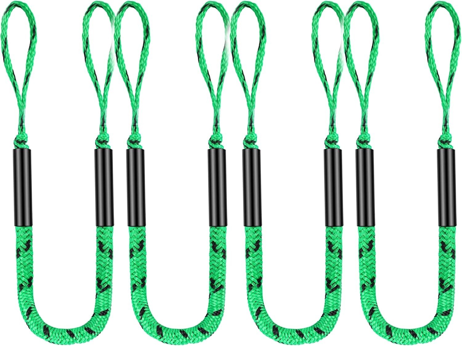 4 Pack Marine Bungee Dock Line Boat Mooring Rope Anchor Cord Stretch Line Us