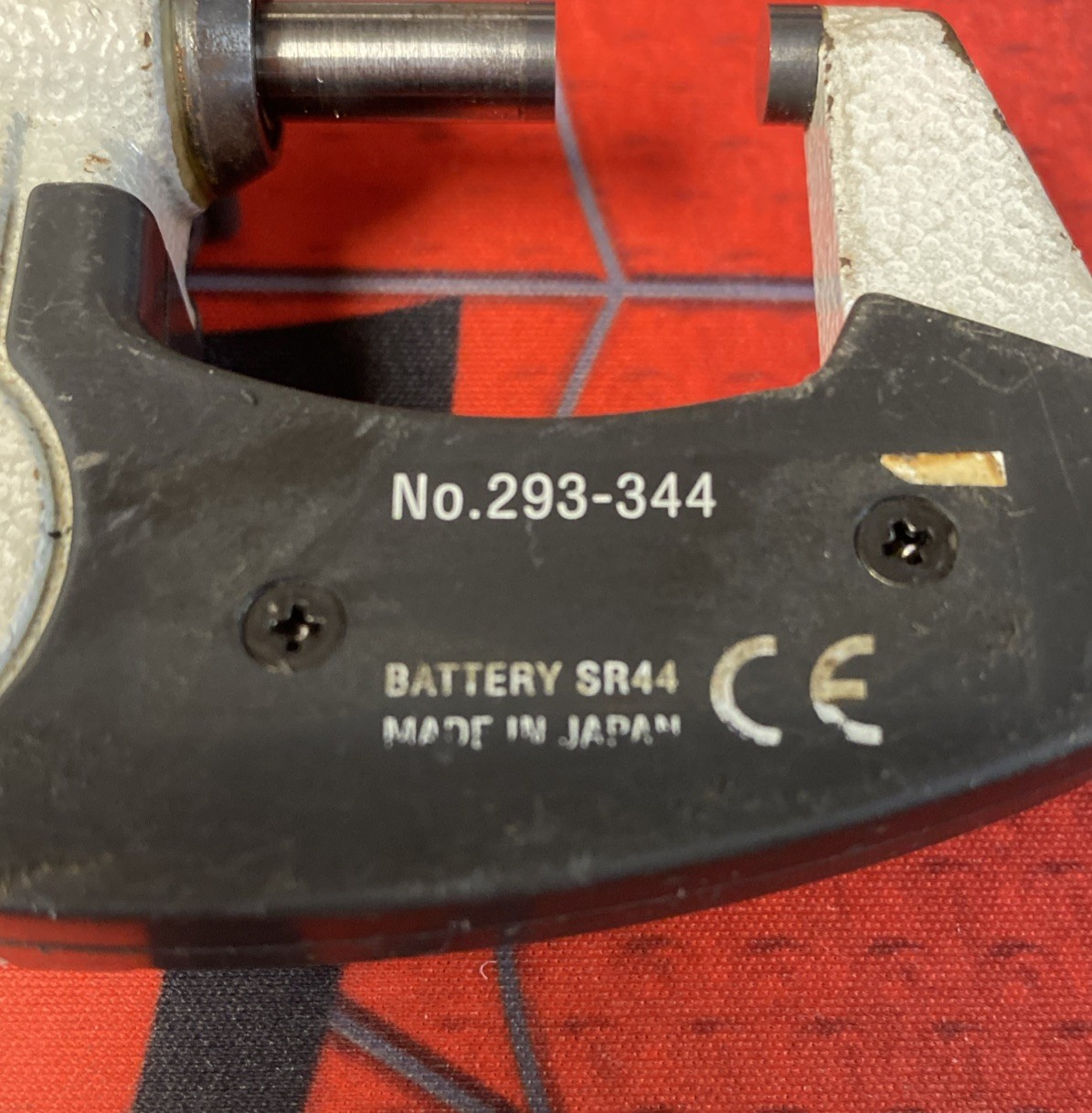 Mitutoyo 293-344 Digimatic Micrometer, 0-1"/0-25mm Range, .00005"/0.001mm