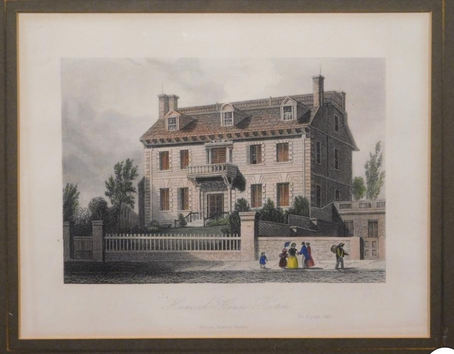 J. H. Hinton (British, 1791 - 1873) Hancock House, Boston