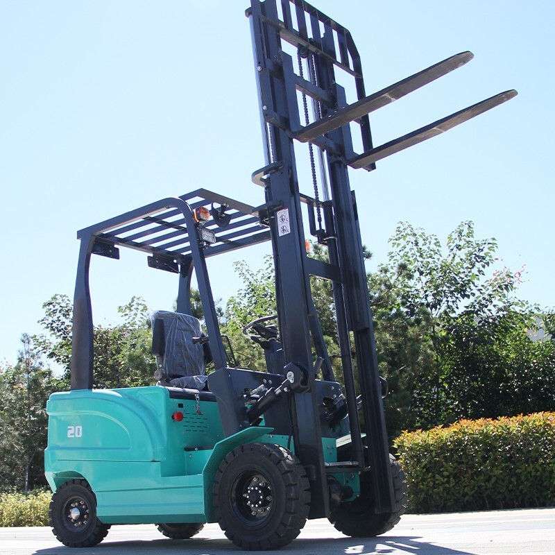 New 2024 2 Ton Rated Capacity Electric Forklift Lifter Lift Truck Two-stage mast