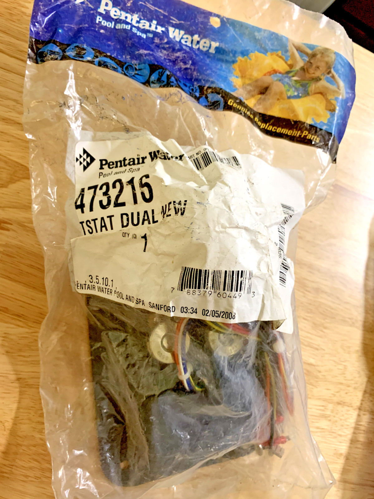 Pentair 473216 TSTAT DUAL NEW