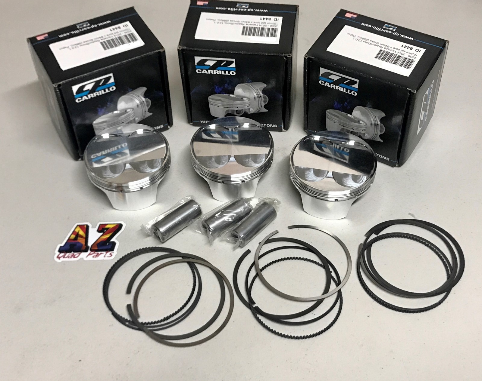 Yamaha YXZ1000R Stock Bore 80mm 9.5:1 Turbo Conversion CP Piston Kit YXZ 1000R