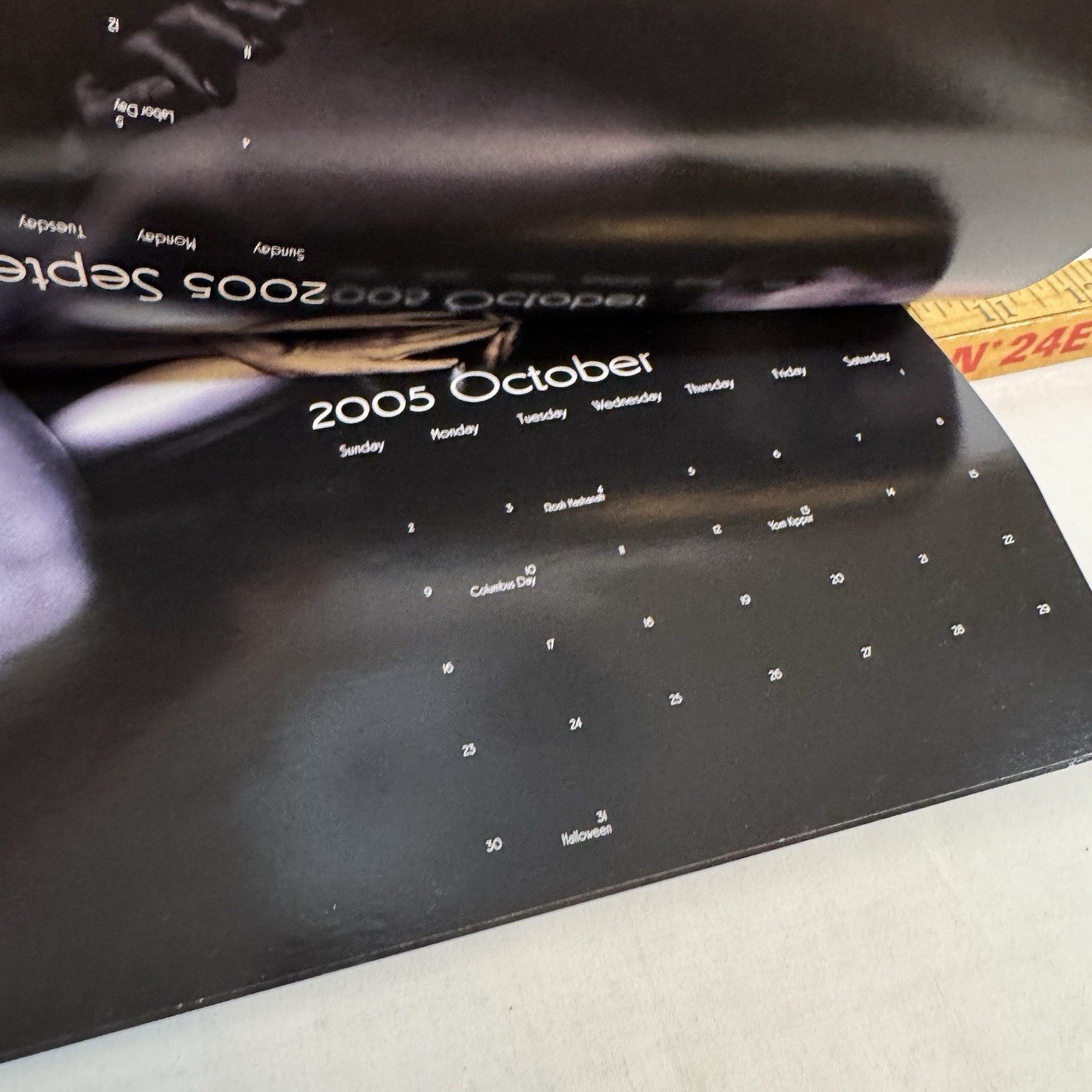 2005 Monte Christo Featuring Cigars & Silver Female Model Calendar **