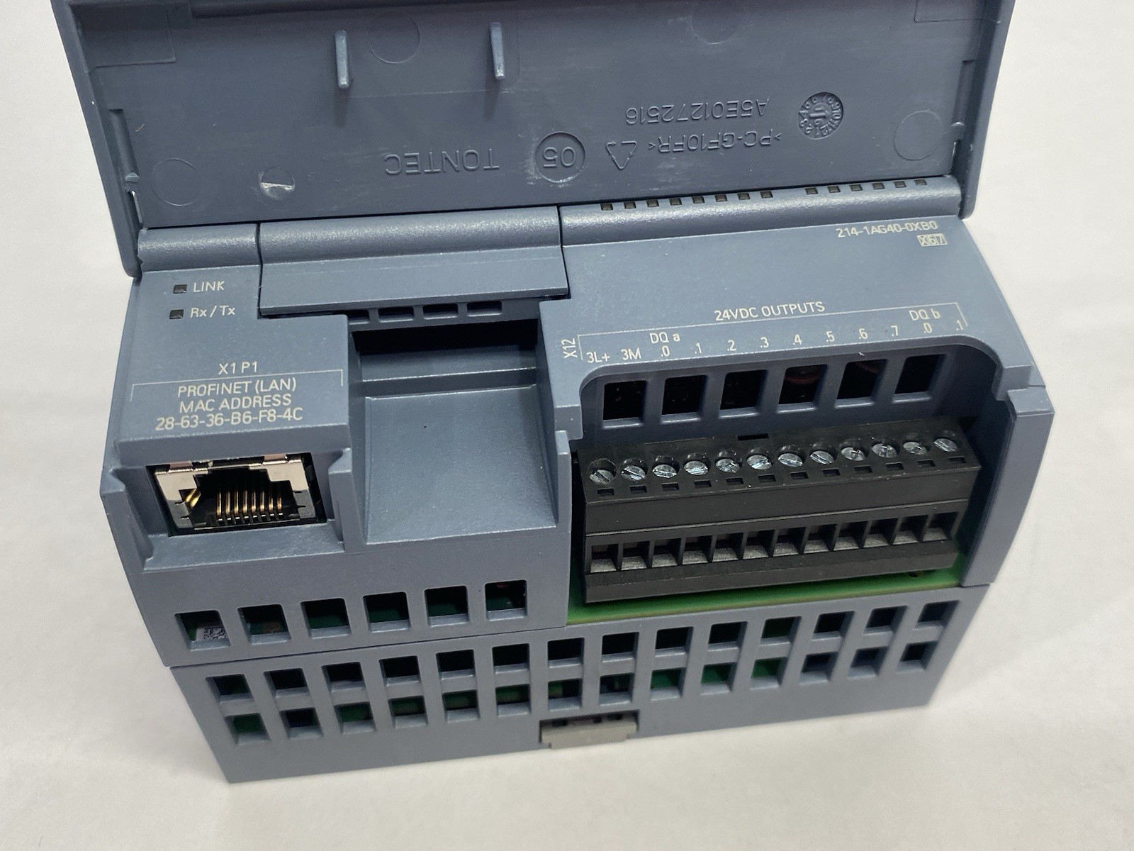 Siemens 6ES7214-1AG40-0XB0 SIMATIC S7-1200 Compact CPU Unit 1214C DC/DC/DC