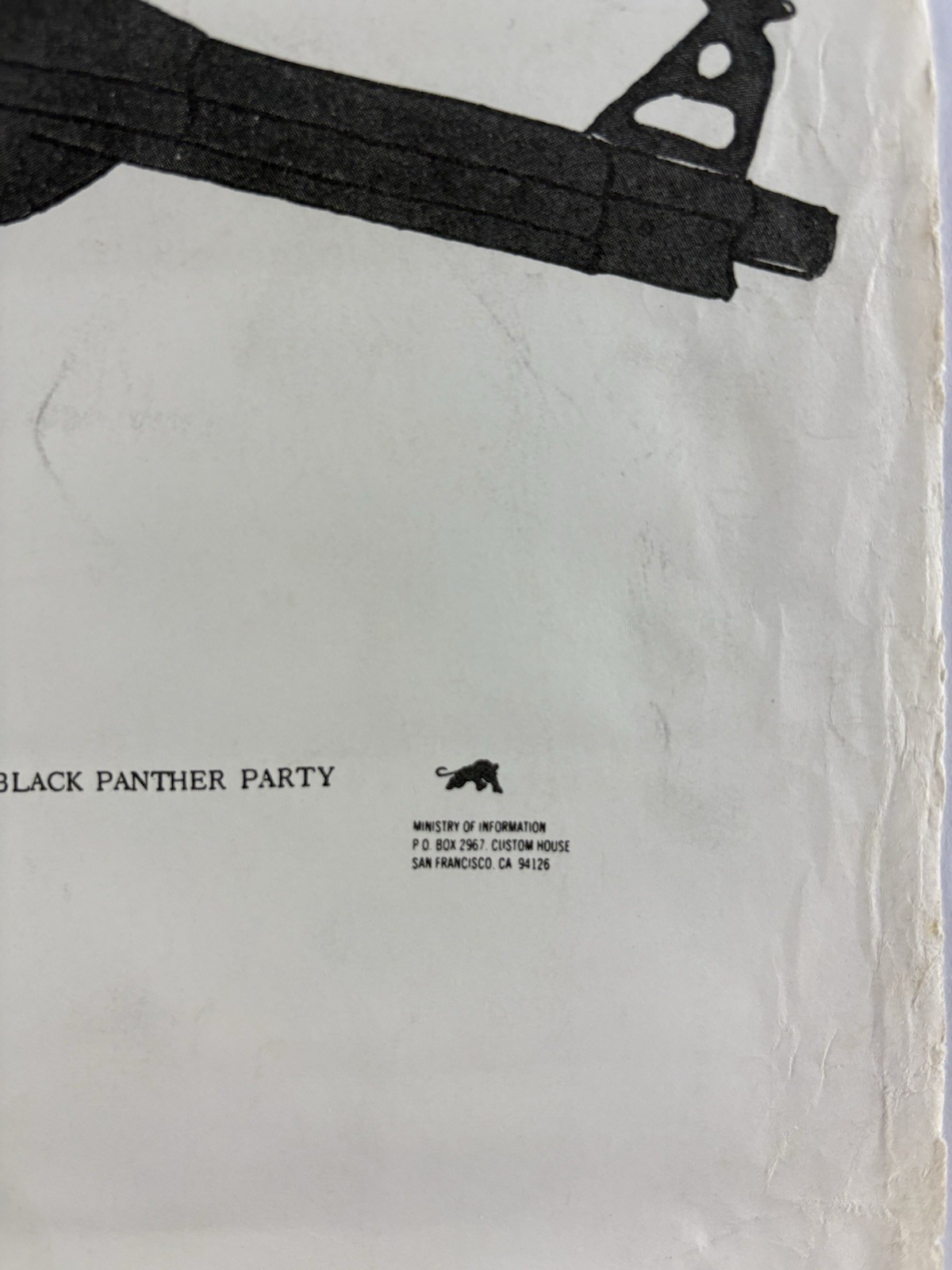 BLACK PANTHER PARTY Political Poster 1967 BPP Emory Douglas CHE GUEVARA