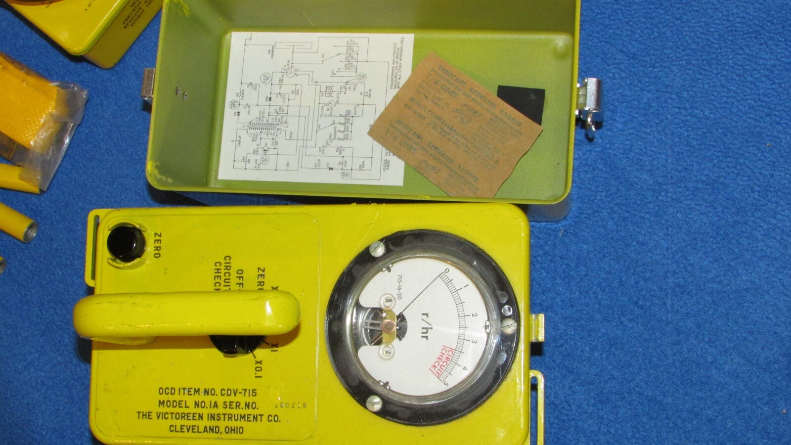 RETROFIT! TESTED! Geiger Counter CD V-777-1 Radiation Detection Set Cold War