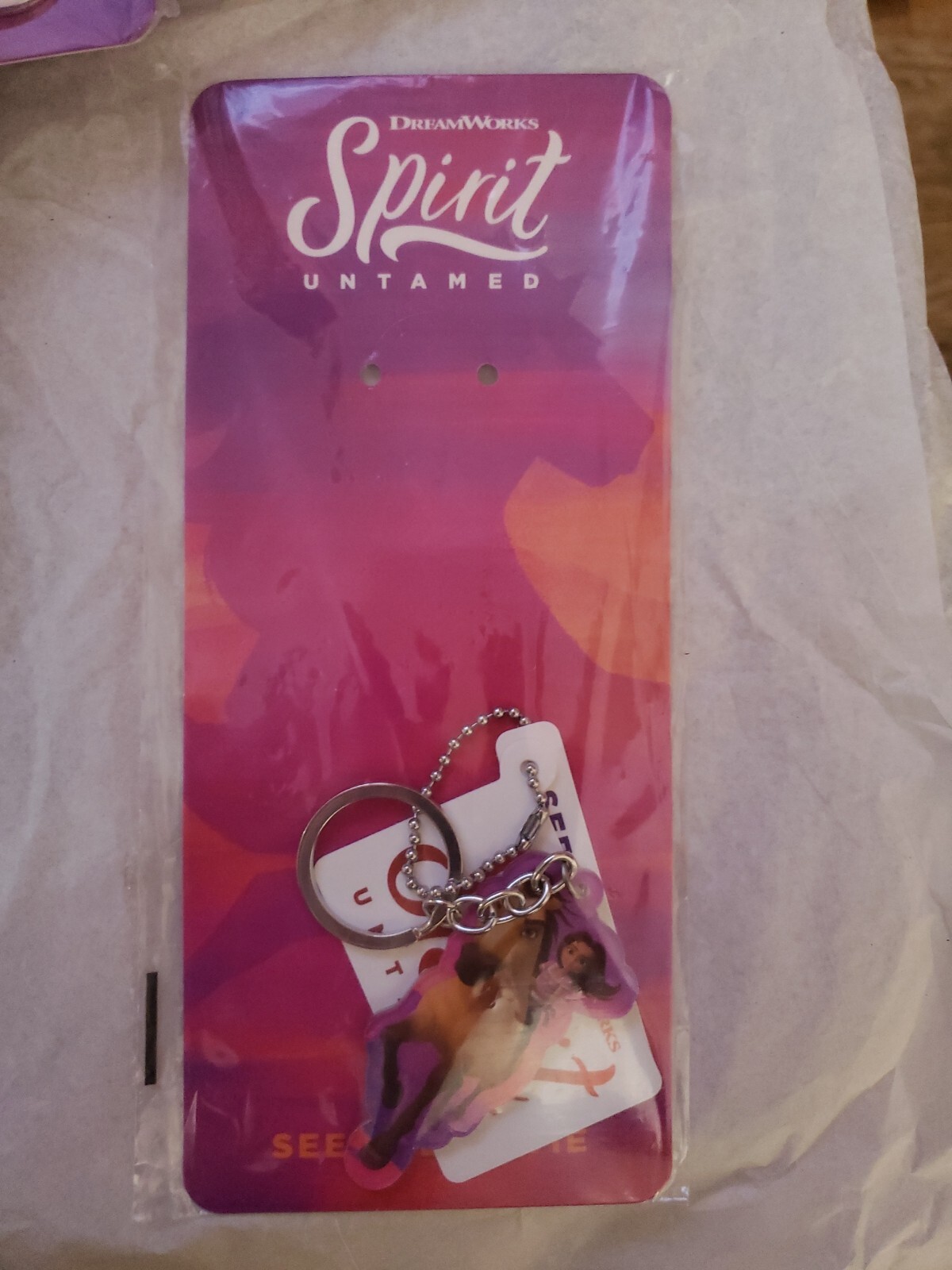 Dreamworks SPIRIT UNTAMED Original Keychain Rare Promo