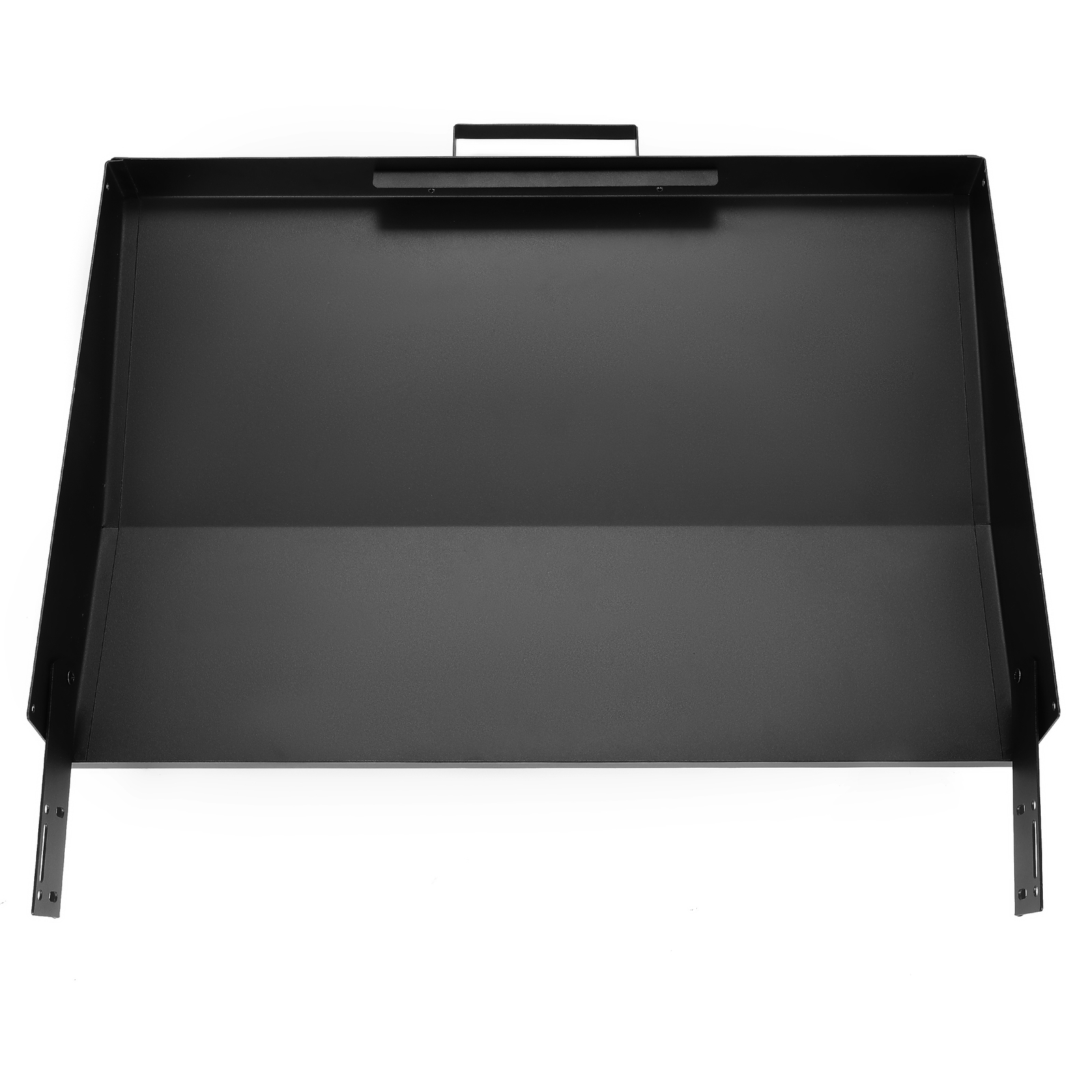 Hinged Lid For Blackstone Griddle 28 inch with Rear Grease Collection Black