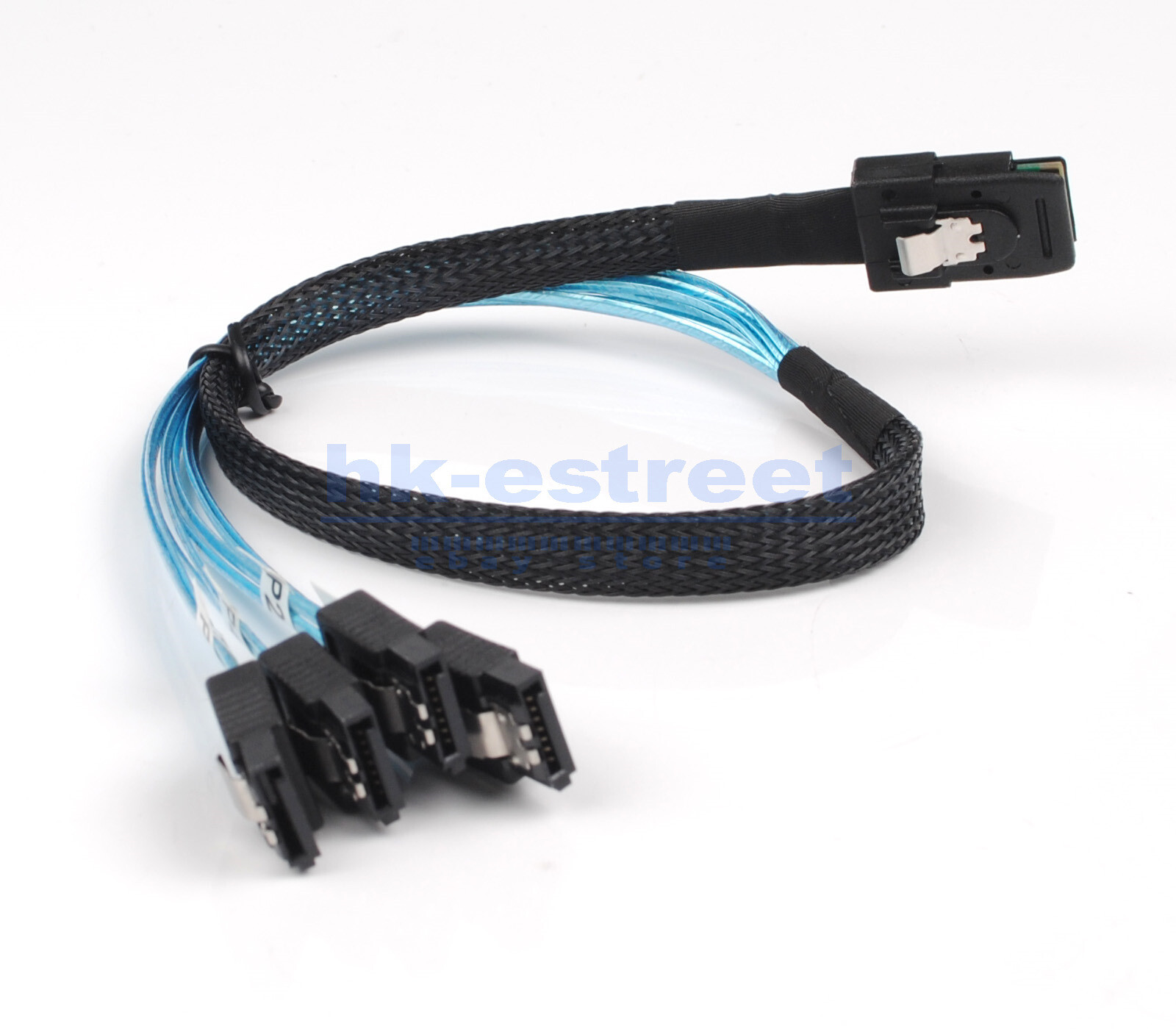 Lot Mini SAS to 4-SATA SFF-8087 Multi-Lane Forward Breakout Internal Cable US
