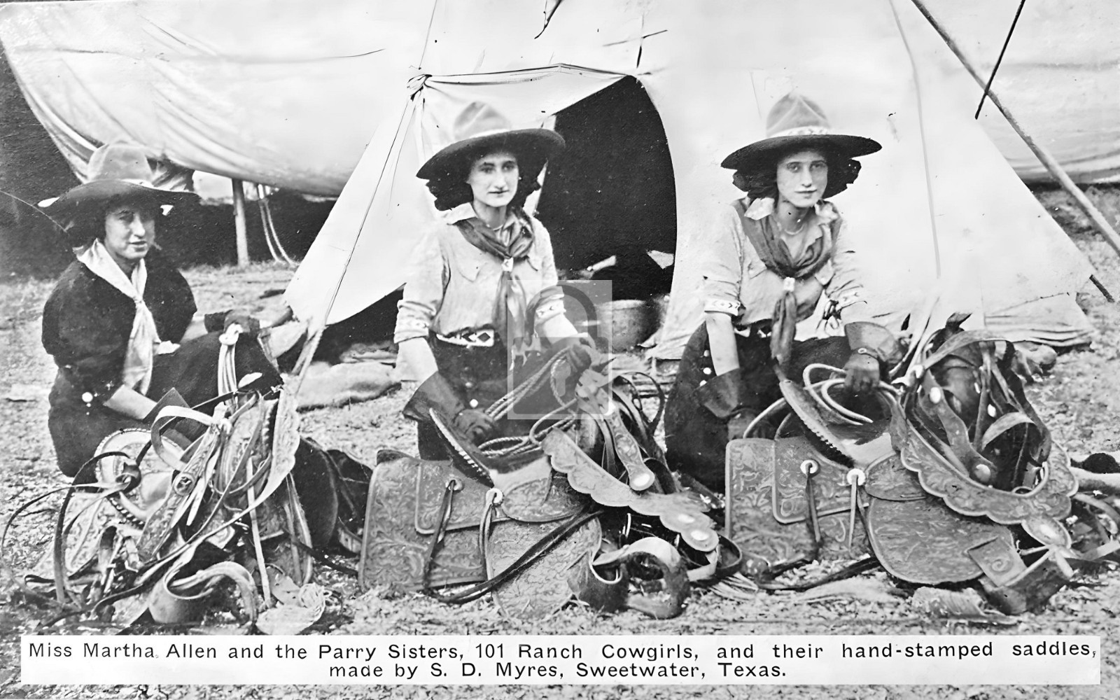 101 Ranch Cowgirls Sweetwater Texas TX - Reprint