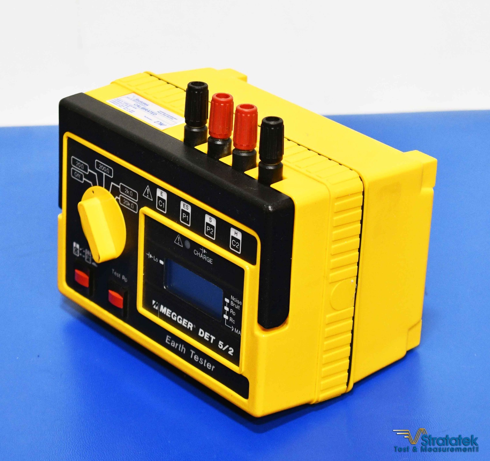 Megger DET 5/2 Earth Tester Earth Ground Resistance Meter NIST Calibrated