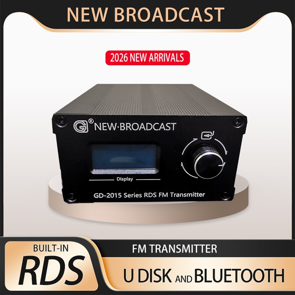 25W FM Transmitter Stereo USB Play Radio Station Transmitter Chips QN8007  BNC