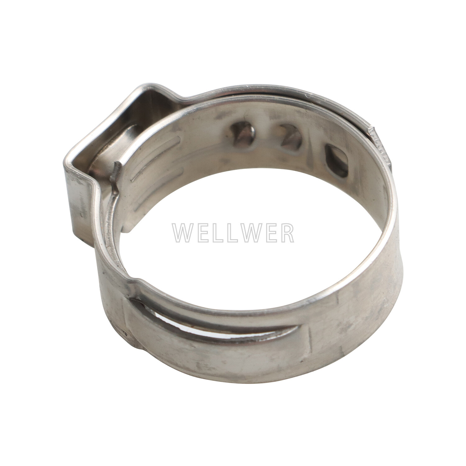 100Pcs 1/2" PEX Stainless Steel Clamp Cinch Rings Crimp Pinch Fitting