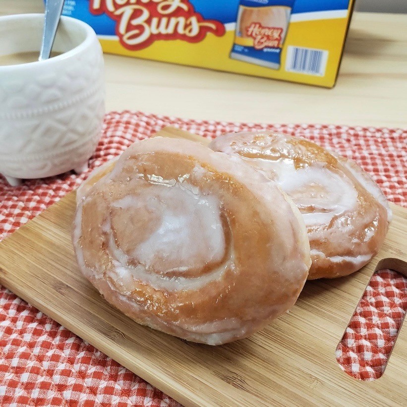 Duchess Honey Buns 3 oz 12 Pack Sweet Glazed Snack Pastries Fresh Bakery