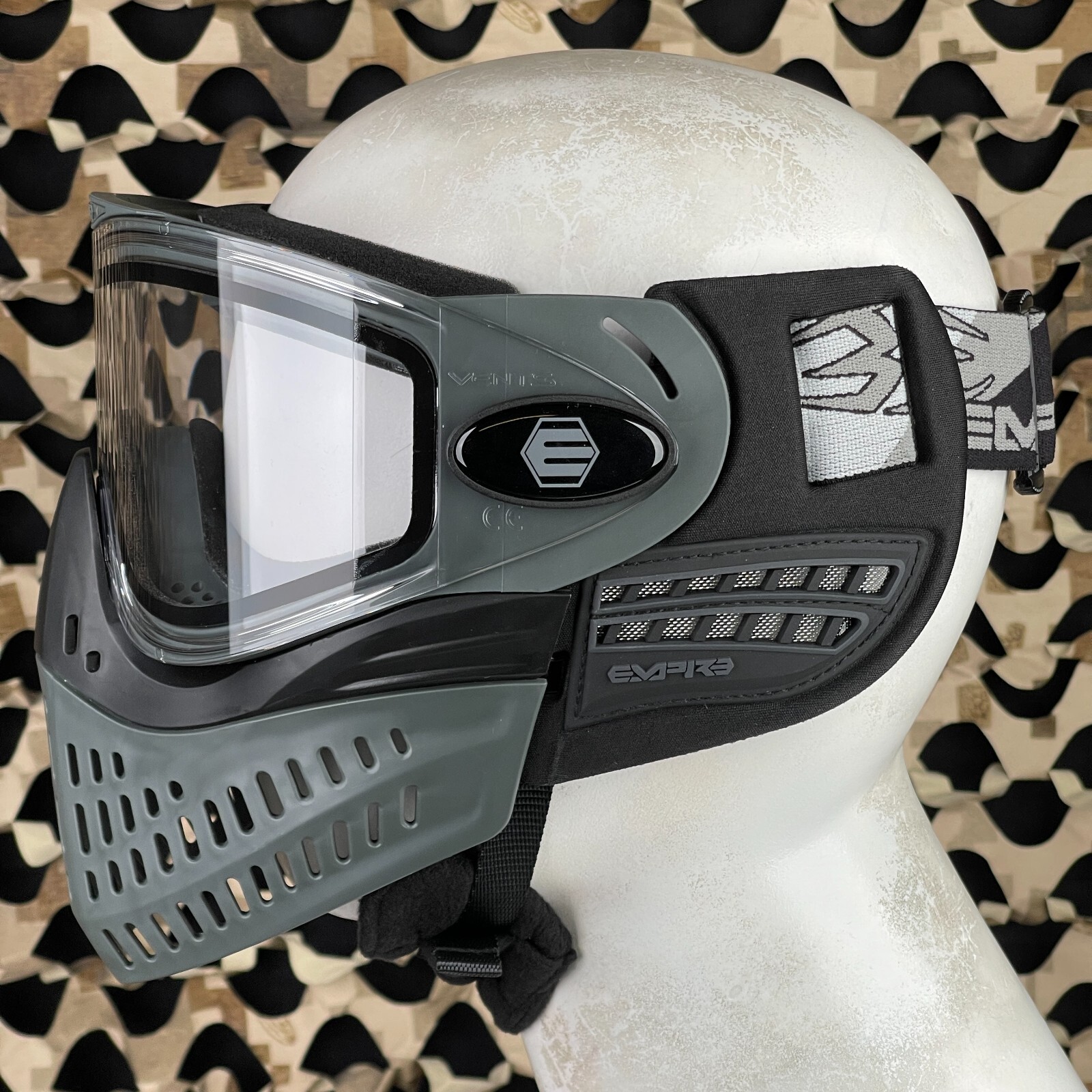 NEW Empire e-Vent 2.0 Paintball Mask - Black/Grey