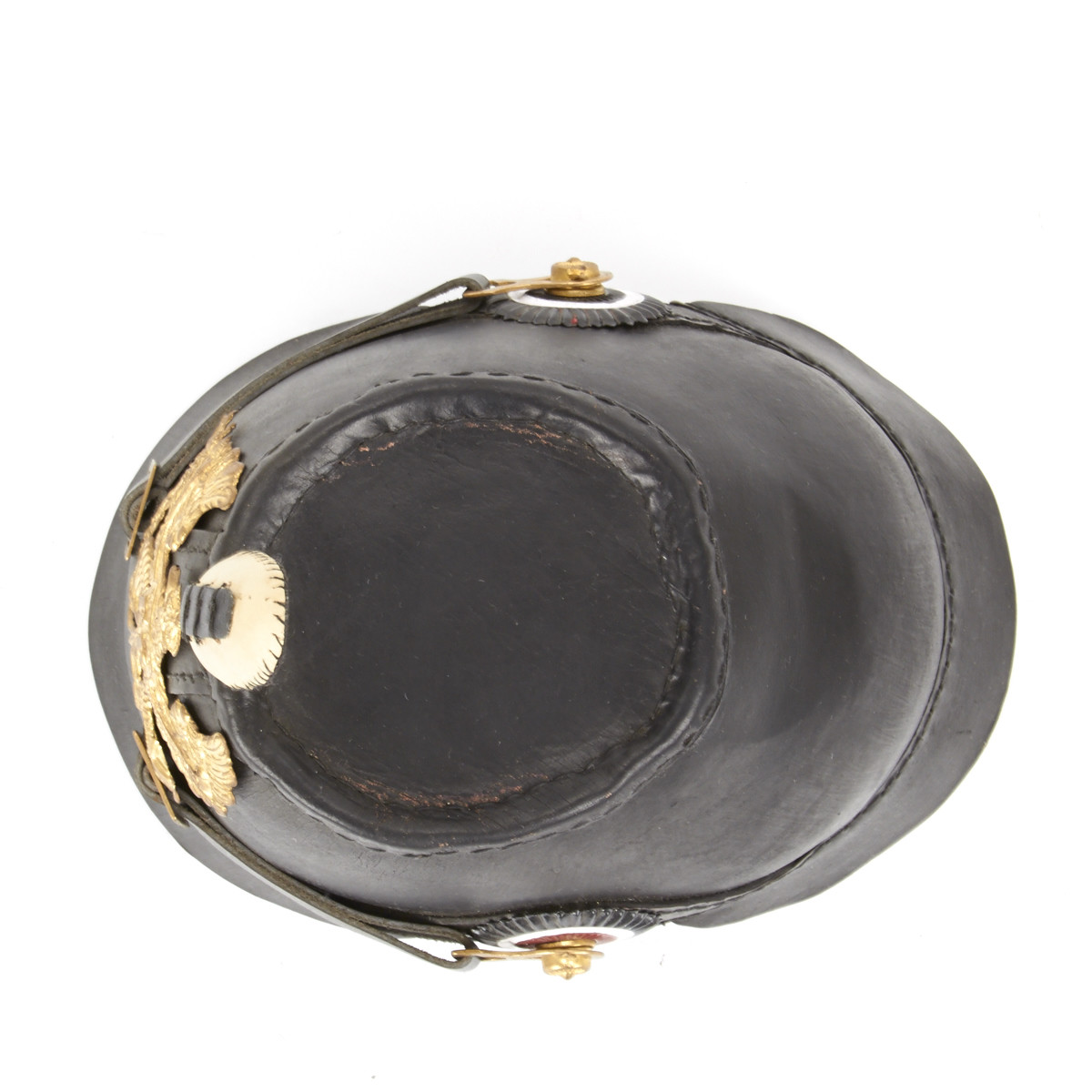 Prussian Jager Enlisted Shako Leather Helmet