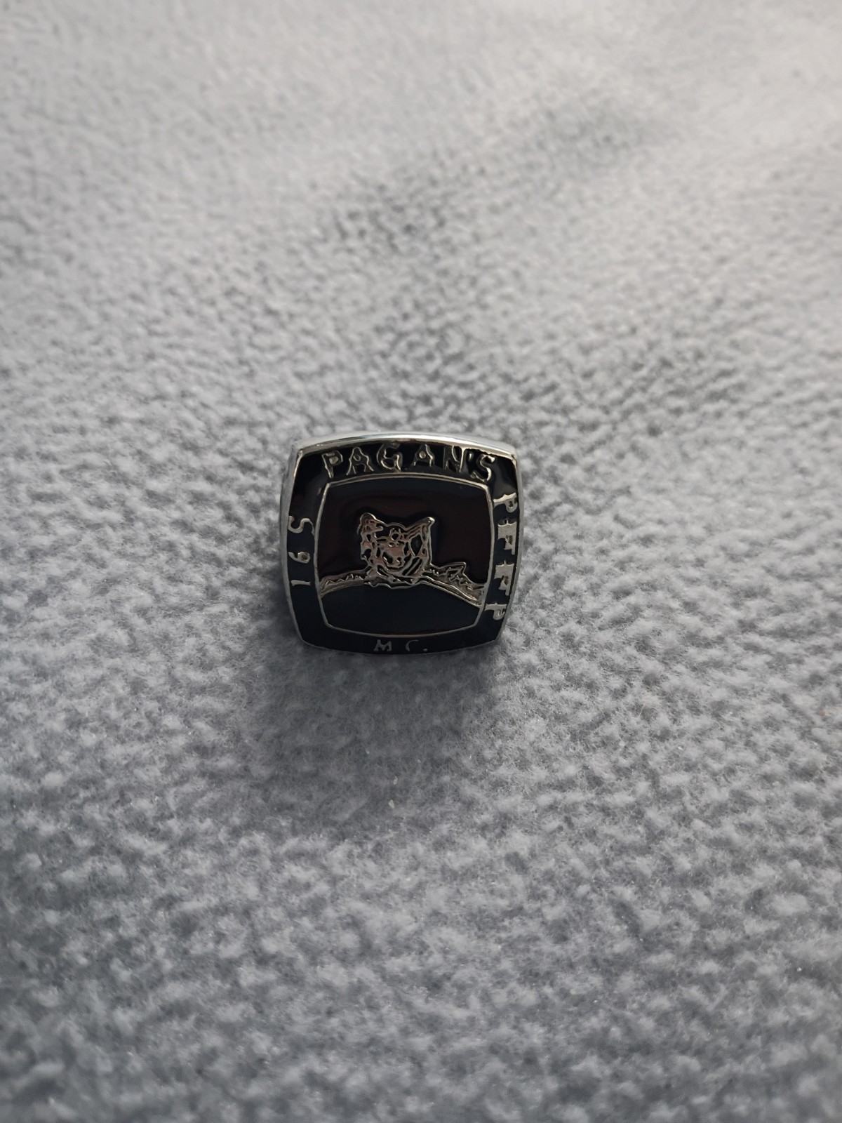 Pagan's M C  Stainless Steel Ring Size 12