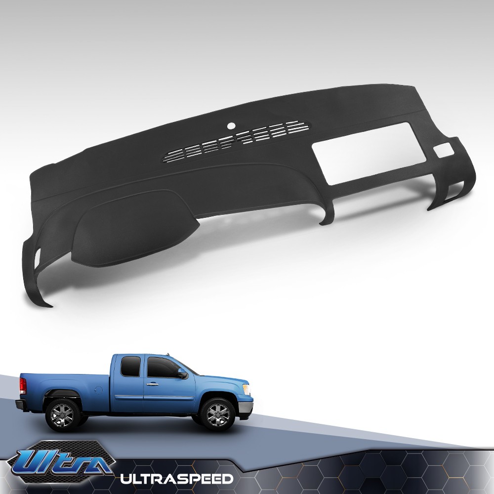 Soft TPE Dash Board Cover Cap Black For 07-2014 Silverado LS LT WT Sierra SL SLE