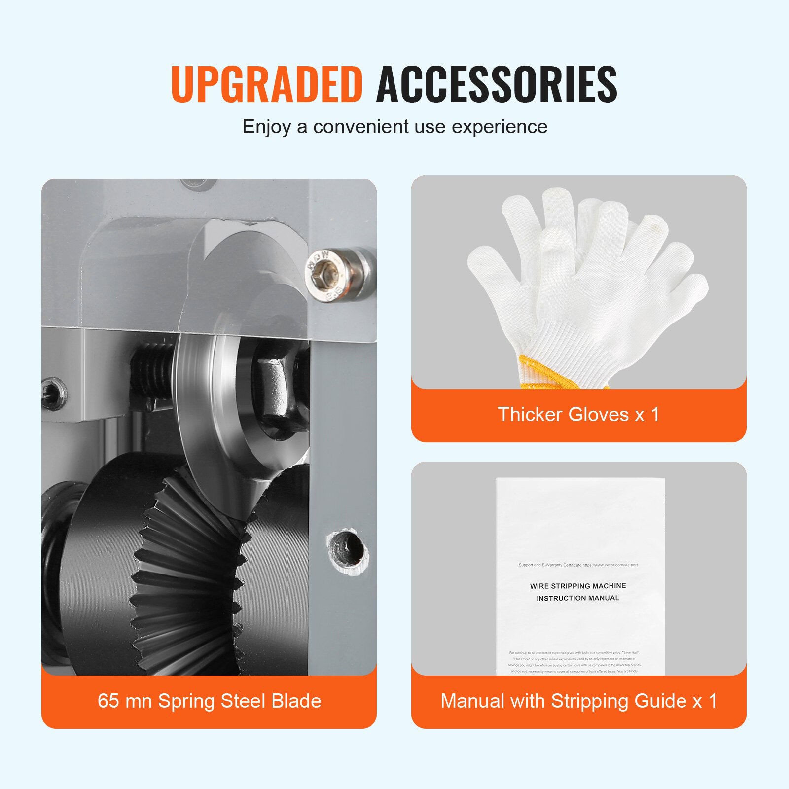 Automatic Wire Stripping Machine Electric Cable Stripper 180W 0.06-0.98 inch