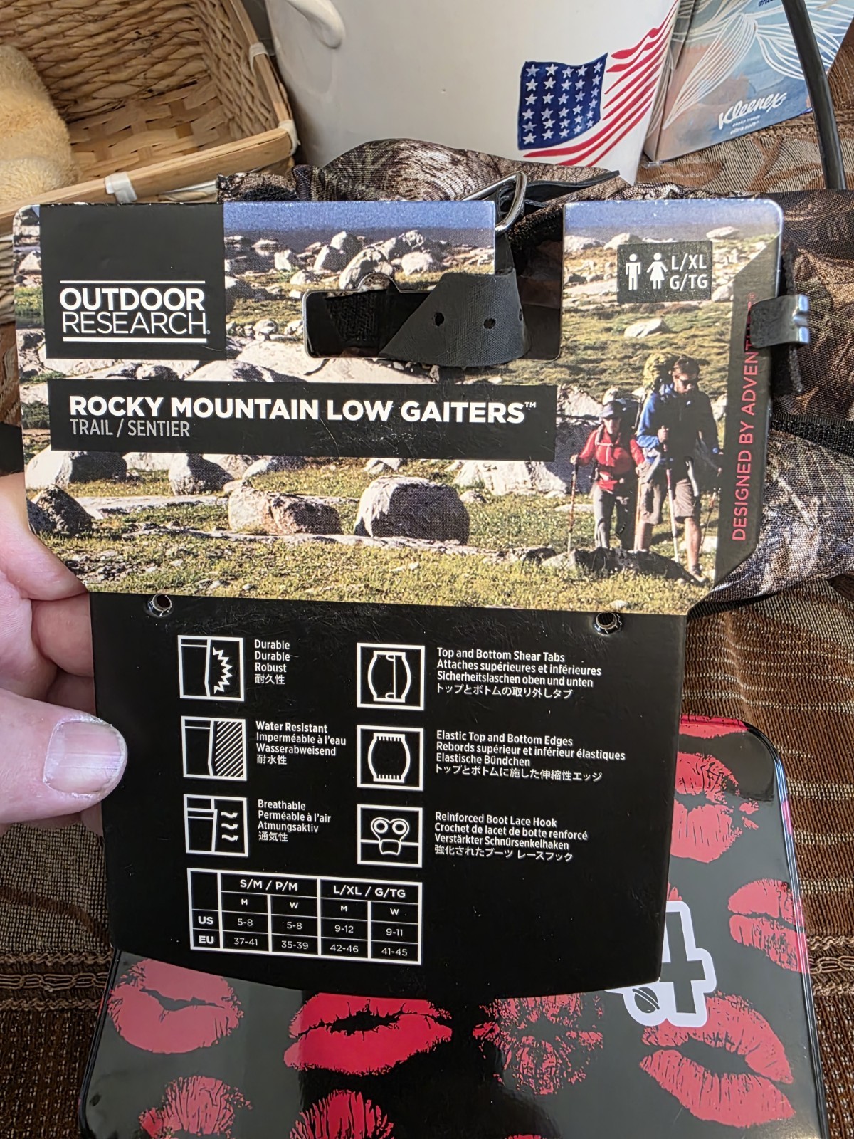 Outdoor Research Rocky Mountain Low Gaiters Size L/Xl
