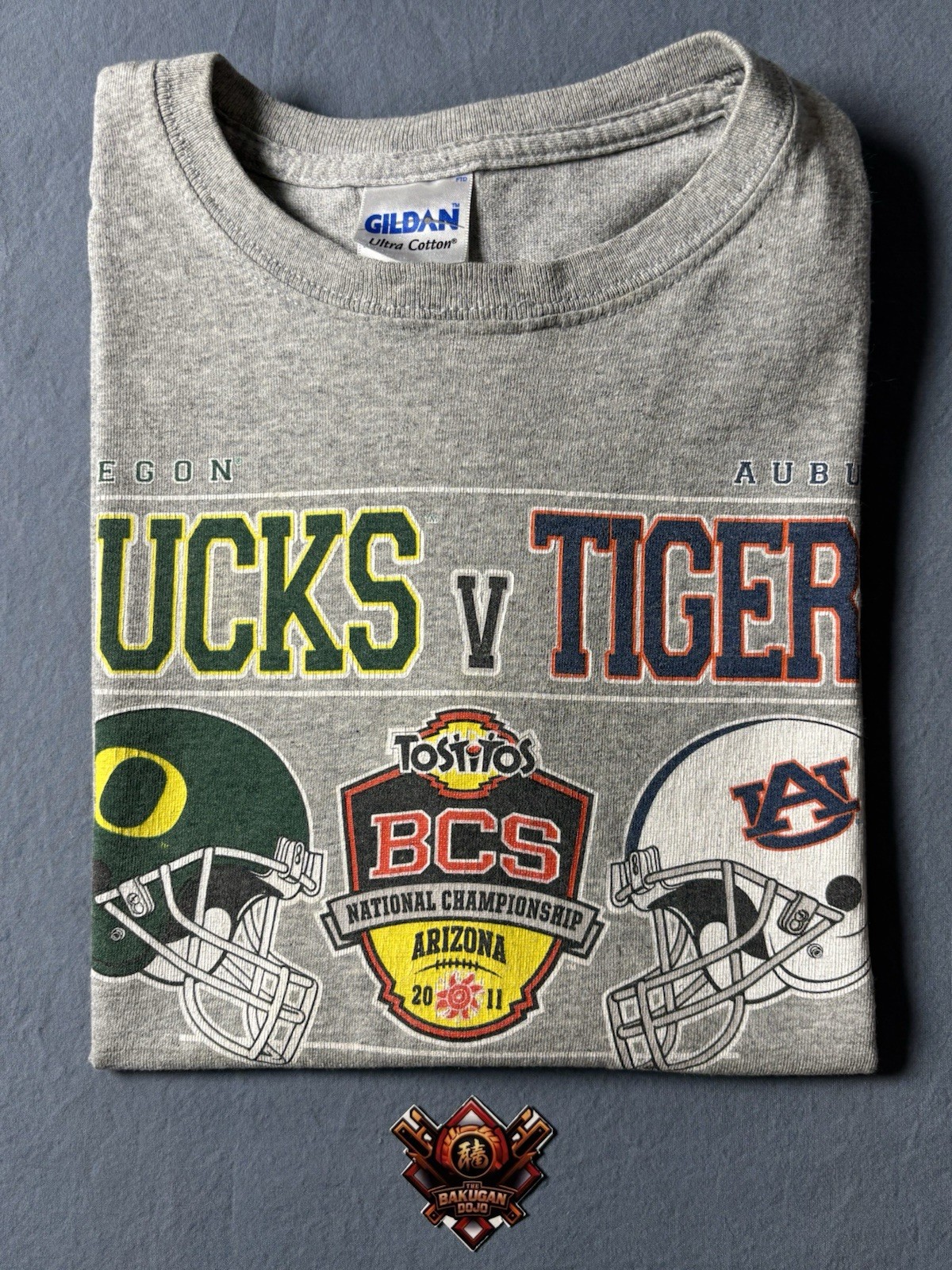 Oregon Ducks vs Auburn Tigers 2011 BCS National Championship Youth M T-Shirt
